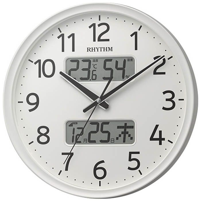 リズム 電波掛時計 8FYA03SR03の通販｜目覚まし時計｜時計