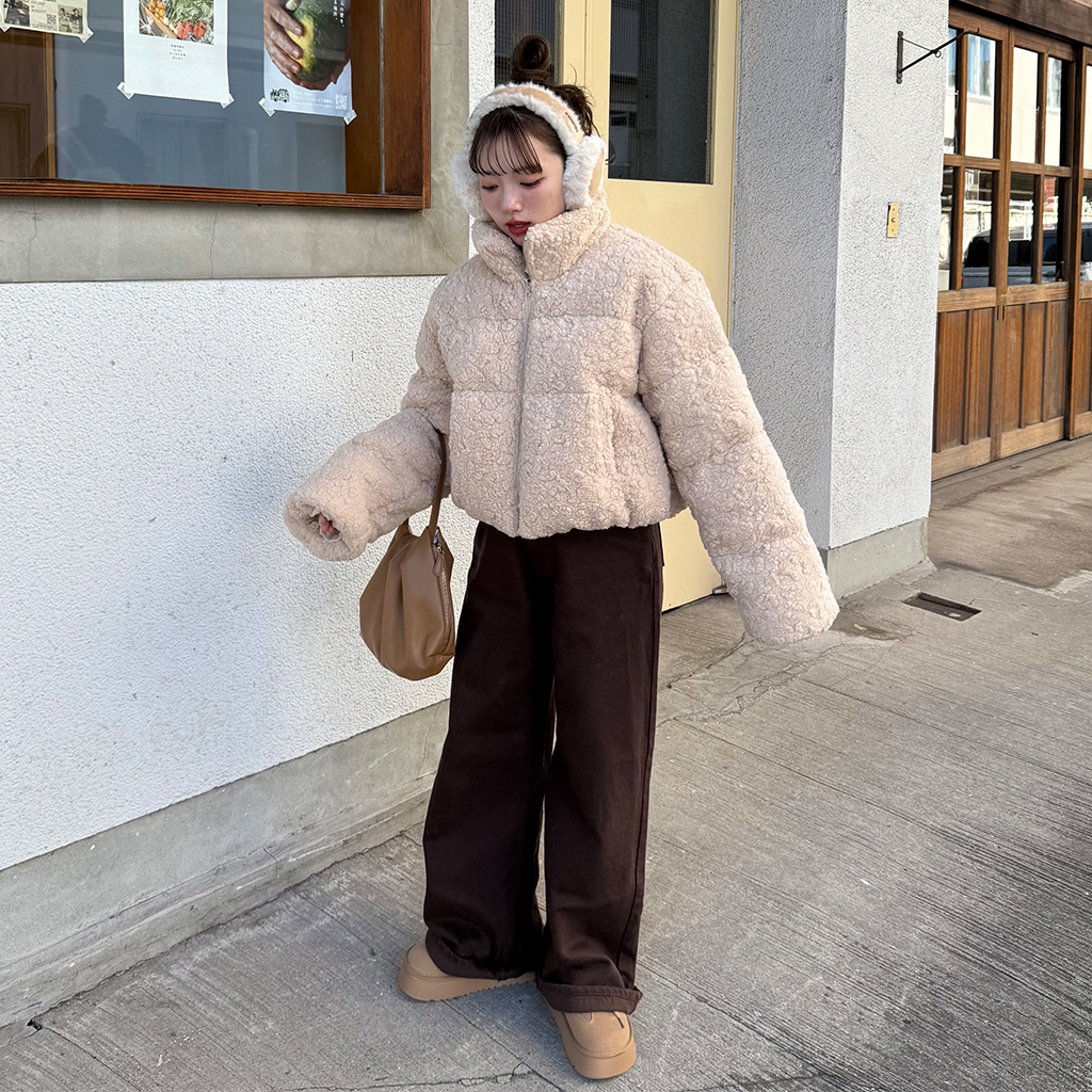 プードルクロップドダウン | ファッション通販サイト NUGU