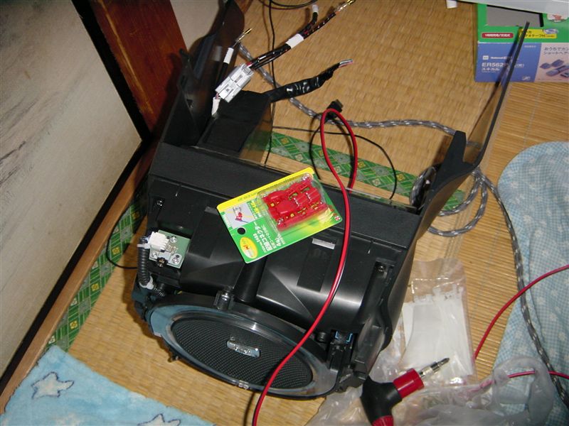 Qバージョンセンタースピーカー取り付け（ZXバージョン）（トヨタ bB