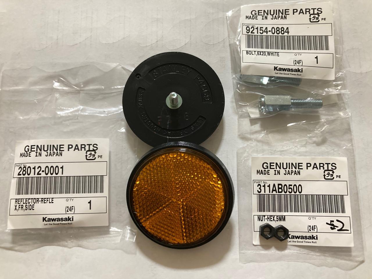 カワサキ純正 サイドリフレクター のパーツレビュー | Ninja ZX-4RR