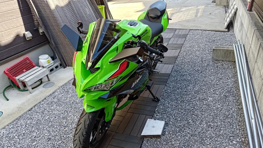 speedergrey ウィングミラー のパーツレビュー | Ninja ZX-4RR(”雪風