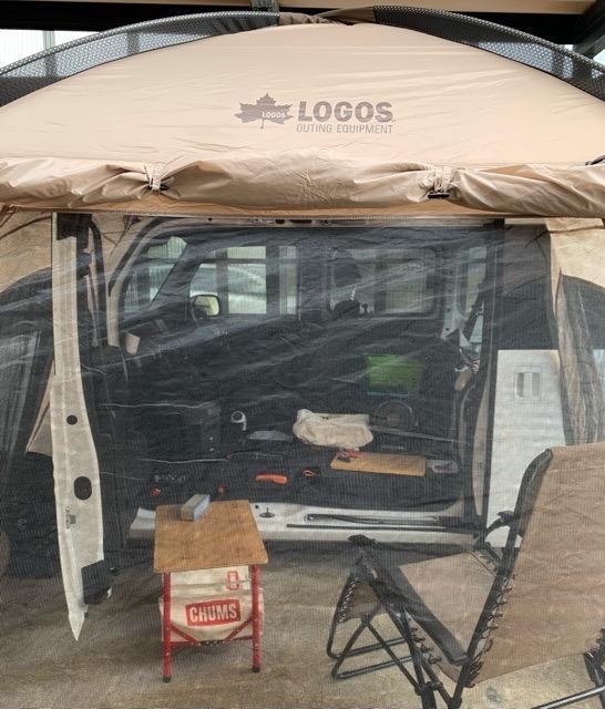 ロゴス Tradcanvas ハイタイプカーサイドオーニング のパーツレビュー