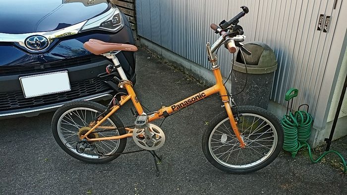 Panasonicの20インチ折り畳み自転車 SPRINGBOK RV でポタリング
