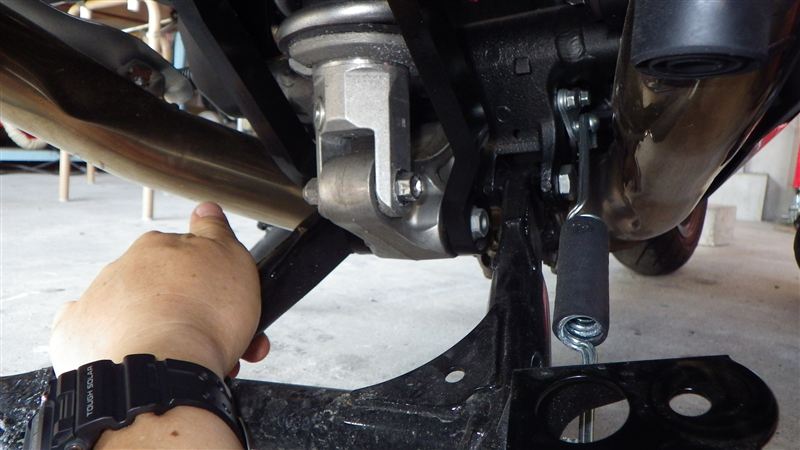 センタースタンド取り外し（カワサキ ZX-14R）by アリスタント - みんカラ