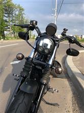 ロボットハンドル取り付け（ハーレーダビッドソン スポーツスター883