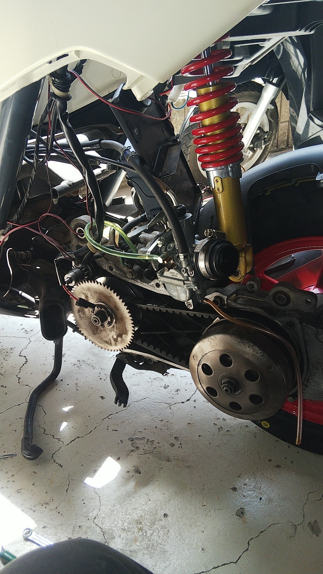 セルモーター交換・他…（ホンダ Live Dio ZX (ライブディオZX)）by