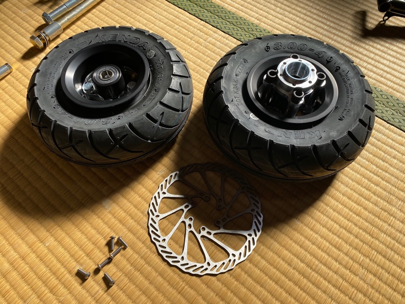 4st ビッグフット 1号機 製作① go-ped bigfoot ゴーペッド（輸入車