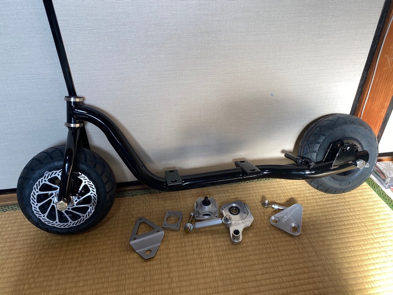 4st ビッグフット 1号機 製作① go-ped bigfoot ゴーペッド（輸入車