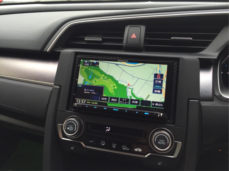 clarion nxv897d 8インチナビ取付け（ホンダ シビック (セダン)・FC