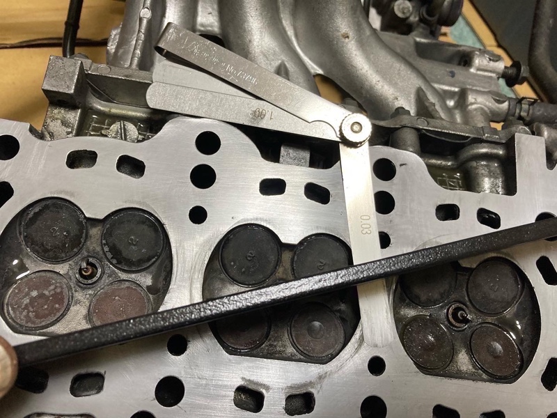 エンジンブロー→載せ換え→ヘッドガスケット抜け→手面研→シリンダー