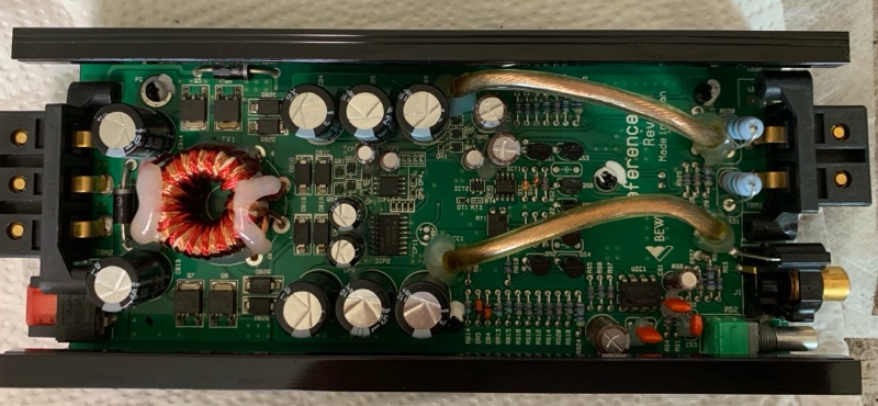 モノラルアンプBEWITH R-107s オペアンプ 交換（マツダ ロードスター