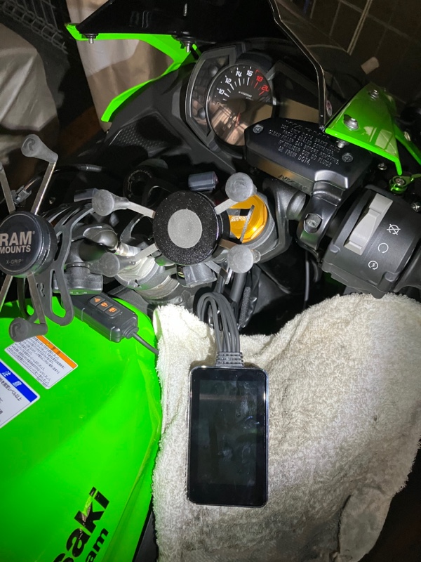 ZX-25R ドライブレコーダー取付け その3（カワサキ Ninja ZX-25R）by
