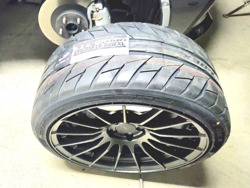 18インチ9.5Jホイールと純正ショックの干渉確認（トヨタ GR86・ZN8）by