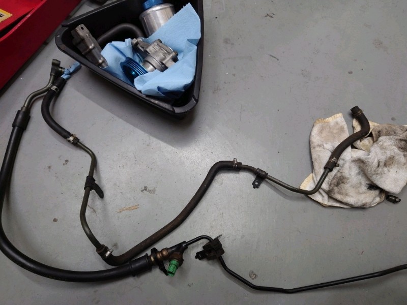 パワステポンプ、配管取り外し（ホンダ シビック・EK）by カッズ