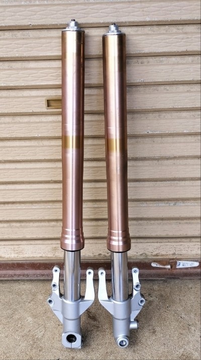 フロントフォークのオーバーホール♪（カワサキ ZXR250）by さだ