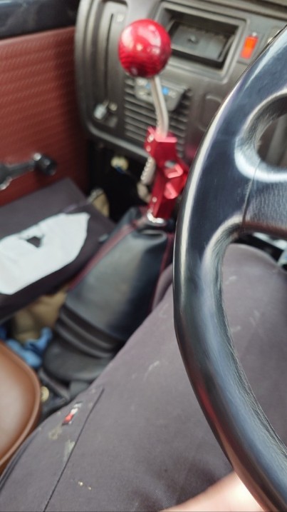 あーやはりワイヤー切れたと、ついで作業（ダイハツ ミゼットII・K100P