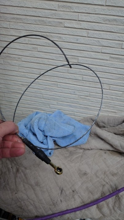 あーやはりワイヤー切れたと、ついで作業（ダイハツ ミゼットII・K100P