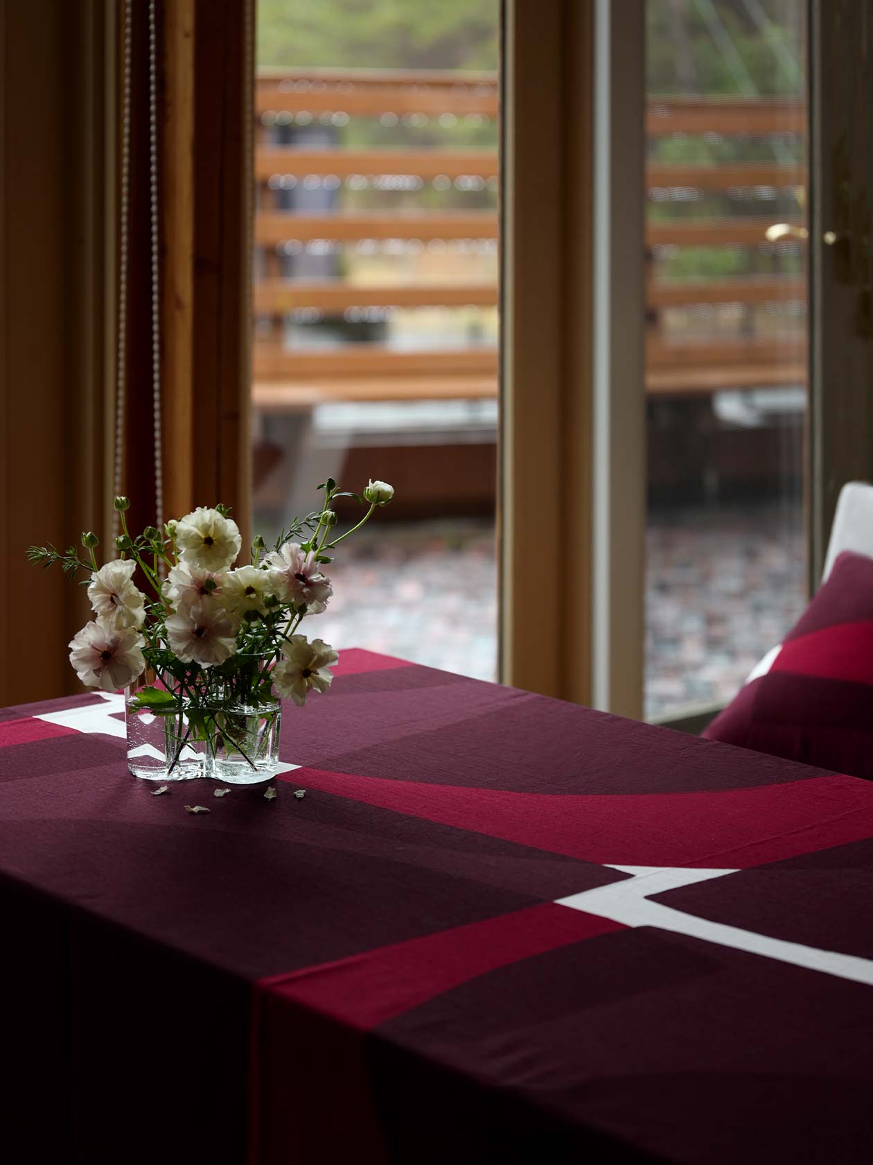 【新品】SCOPE Slowpe Slice ワイン 190cm テーブルクロス 販売終了】Slowpe<br>Slice ワイン