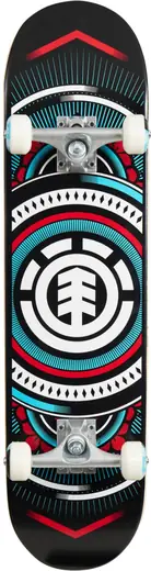 Element Hatched Red Complete Skateboard - Skateboards | SkatePro
