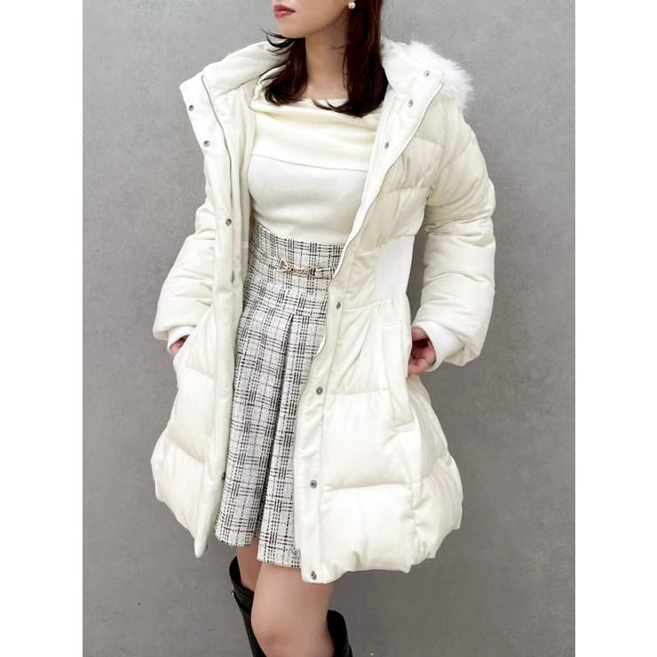 ウエストマークレディダウンコート[品番：MKSW0067664]｜dazzlin