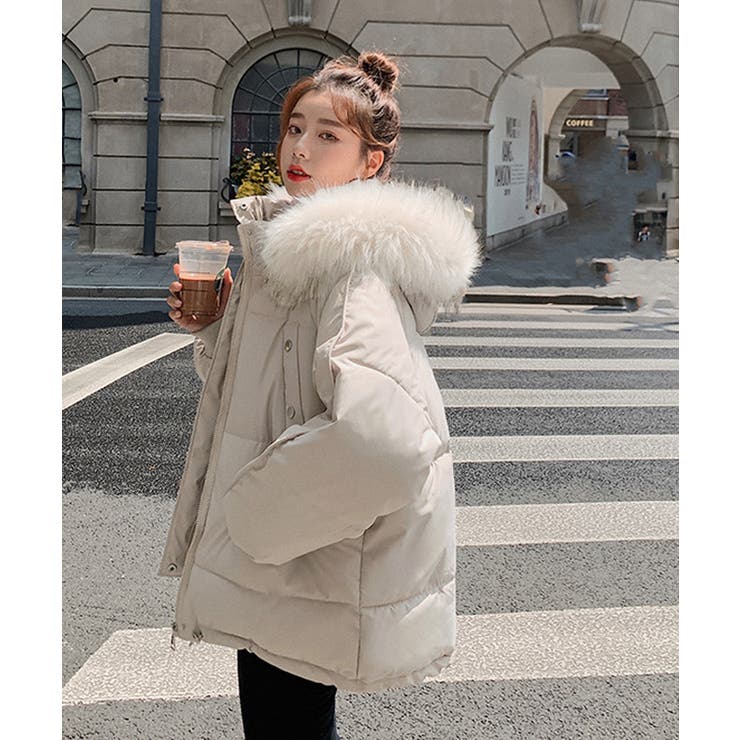 ダウンコート フードエコダウンジャケット[品番：II000011273