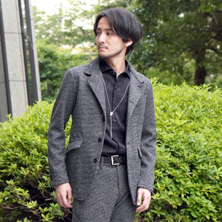 ラッセルジャカードボンディングジャケット[品番：NICW0006074