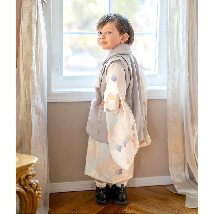 男児七五三 3歳着物＆被布セット 和装[品番：CATK0003654]｜Catherine