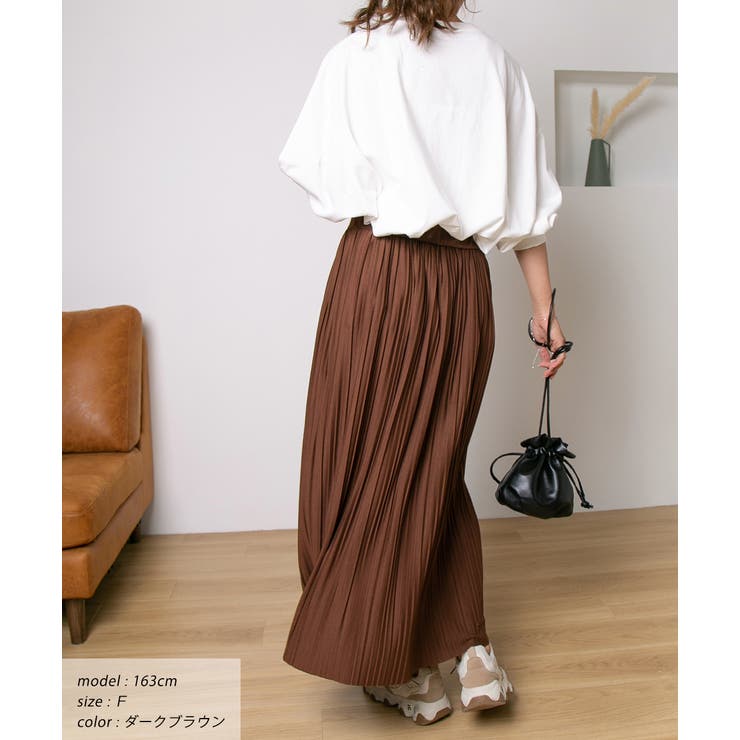 ロングプリーツスカート[品番：ADEW0000711]｜ad thie（アドティエ）の