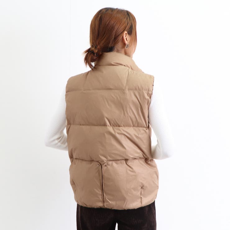 フェイクダウンベスト レディース 韓国風[品番：AGCW0002758