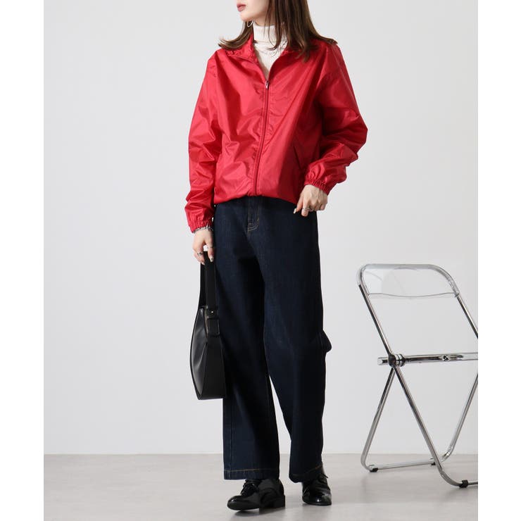 ベーシック ブルゾン ナイロン ジャンパー ジャケット 軽量 冬