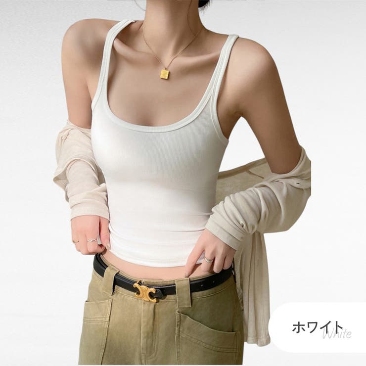 タンクトップ レディース リブ[品番：JCSW0001976]｜JOCOSA（ジョコサ