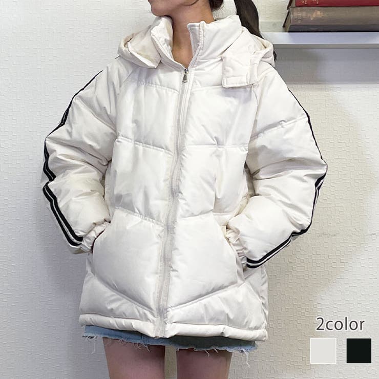 フード付き中綿ジャンバー レディース アウター[品番：KH000011686