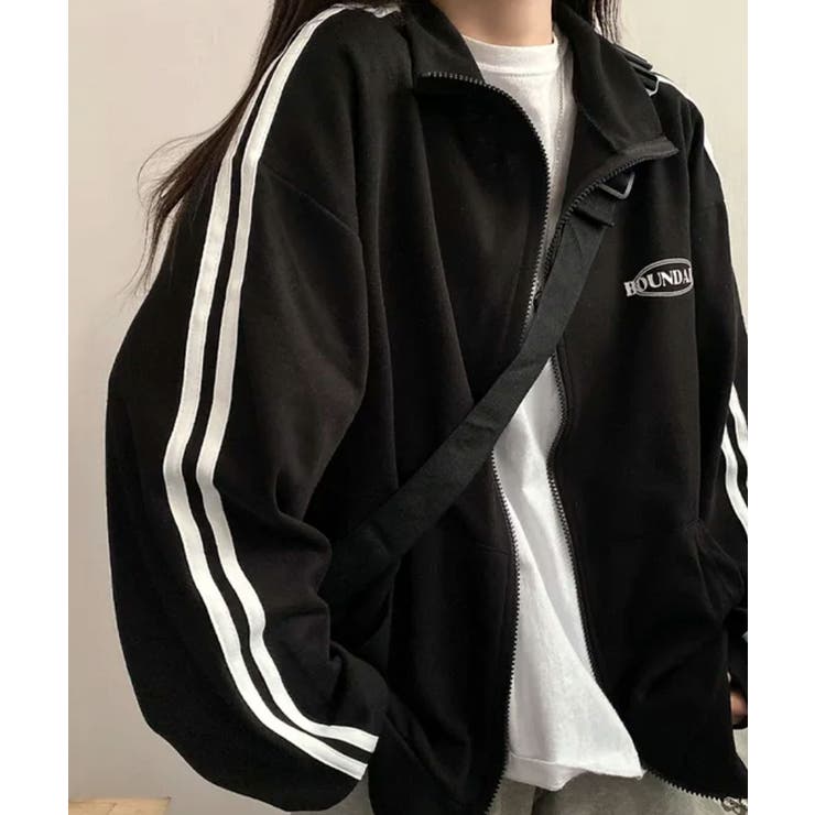 トラックジャケット ダブルジップ ブルゾン[品番：KH000015260]｜VIVID