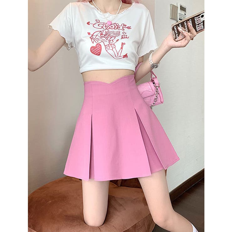 プリーツミニスカート 全4色 Y2K[品番：KH000013620]｜VIVID LADY