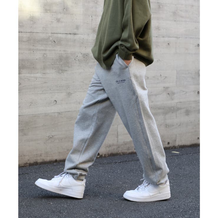 MAISON CLUB】ワンポイント刺繍スウェットパンツ LESS[品番