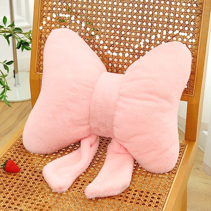 ふわふわリボンクッション[品番：SHNW0012452]｜SHEENA （シーナ）の