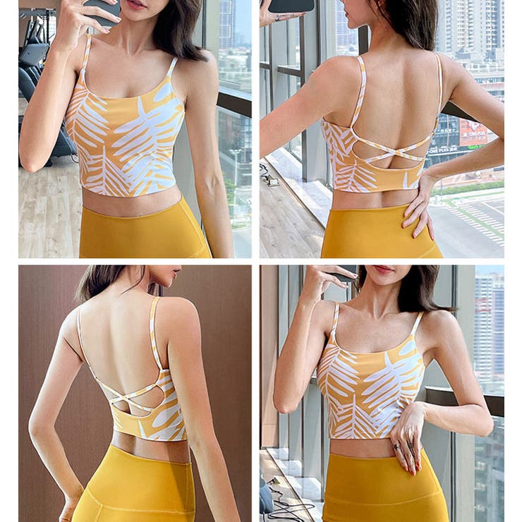 ヨガウェア 上下セット 花柄[品番：TY000007876]｜teddyshop（テディー