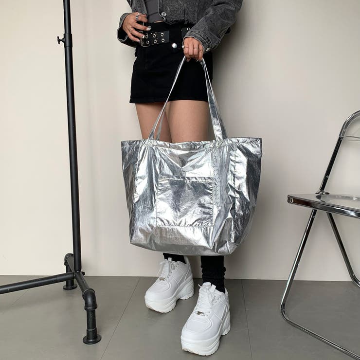 メタルトートバッグ[品番：NHGW0004410]｜non-hedge （ノンヘッジ）の