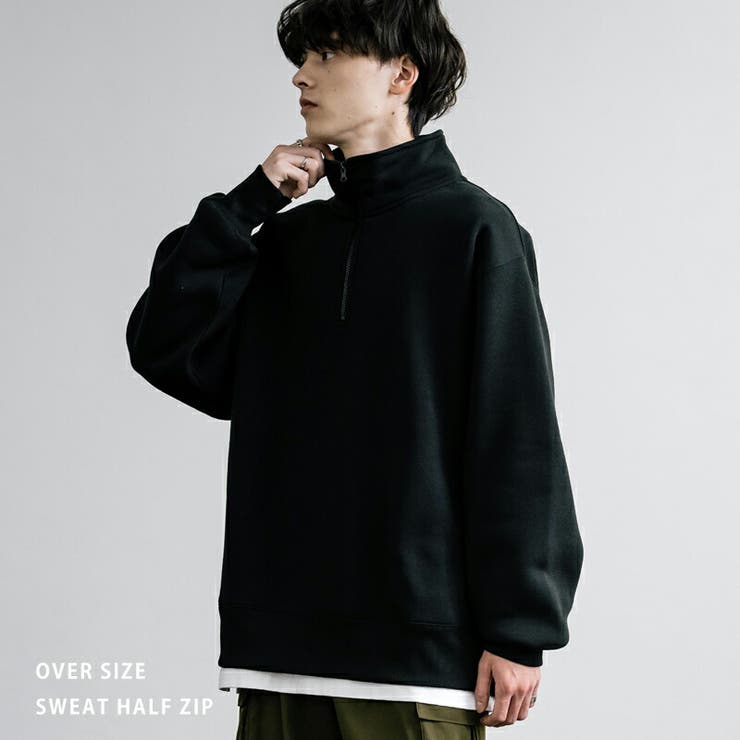 トレーナー ハーフジップ 裏起毛[品番：OE000008234]｜Rocky Monroe