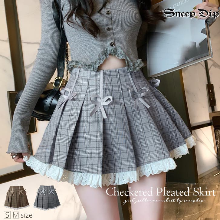 6139】チェックミニスカート [品番：ASHW0001548]｜SneepDip（スニープ