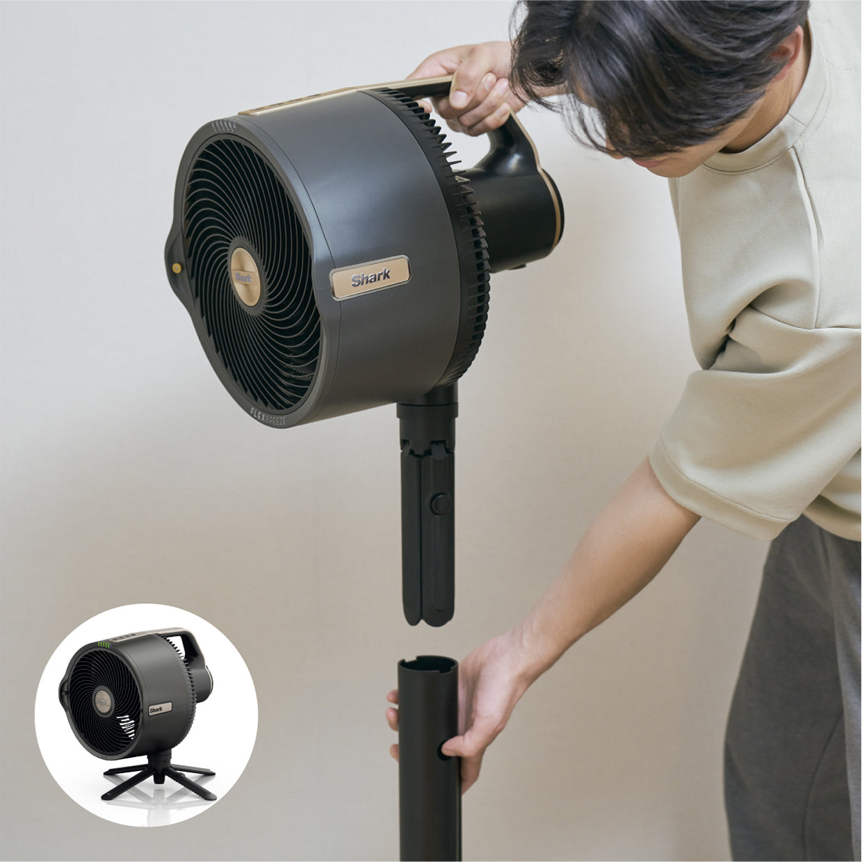 Shark FlexBreeze Pro Mist コードレスサーキュレーターファン FA302J