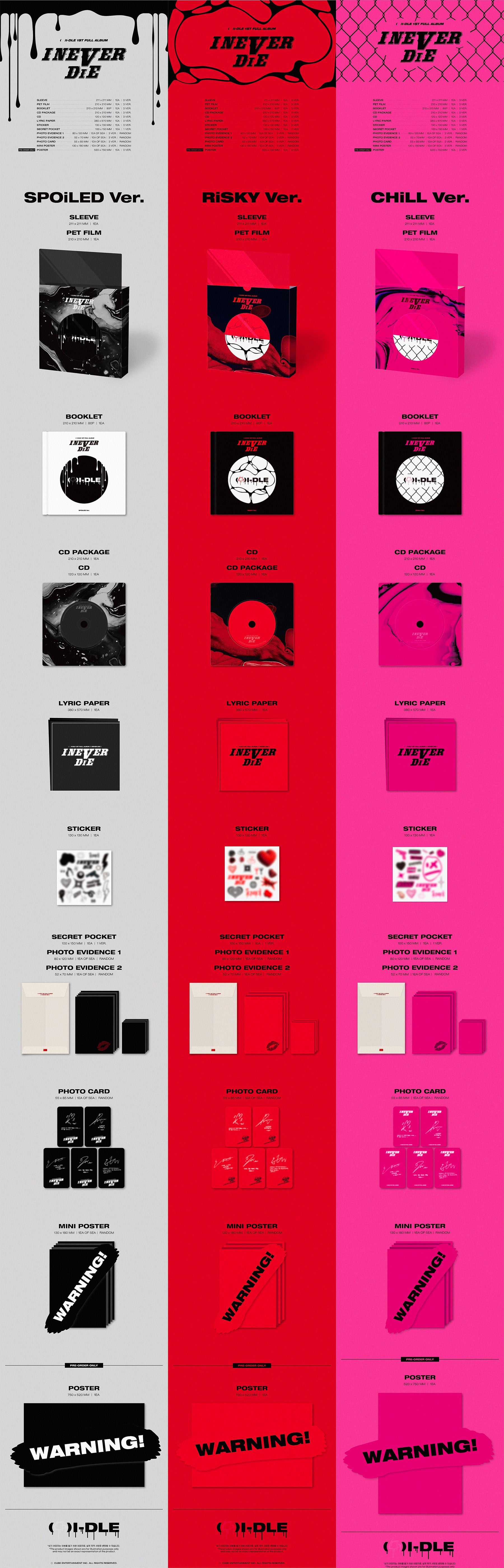 G)I-DLE - I NEVER DIE – Kpop Exchange