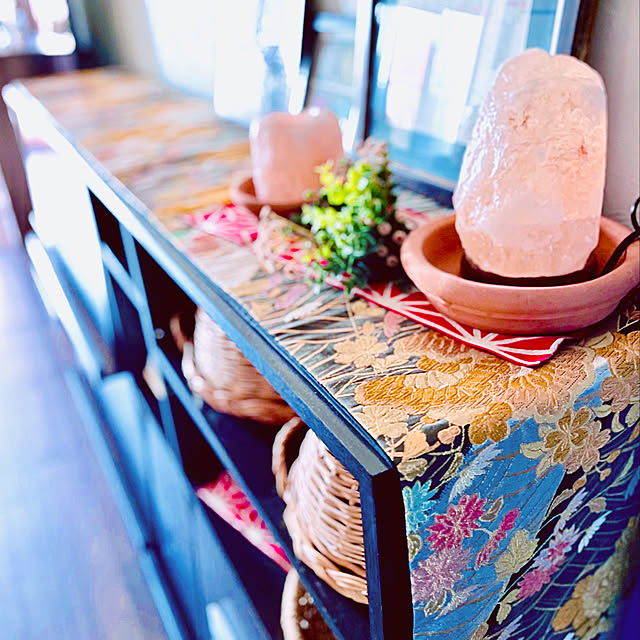 着物リメイク 和モダンインテリアのインテリア実例 ｜ RoomClip