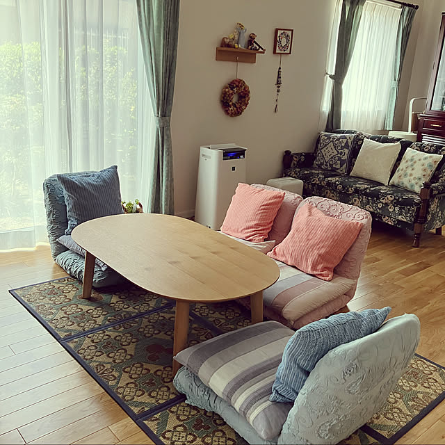 ニトリ 楕円こたつのおすすめ商品とおしゃれな実例 ｜ RoomClip