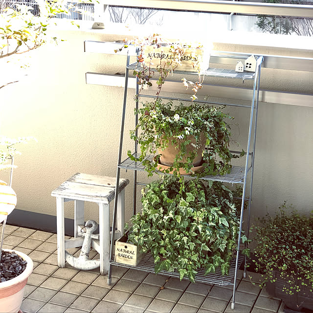 無印良品 溶融亜鉛ガーデンシェルフ・3段折りたたみ式 - 通販 | 家具