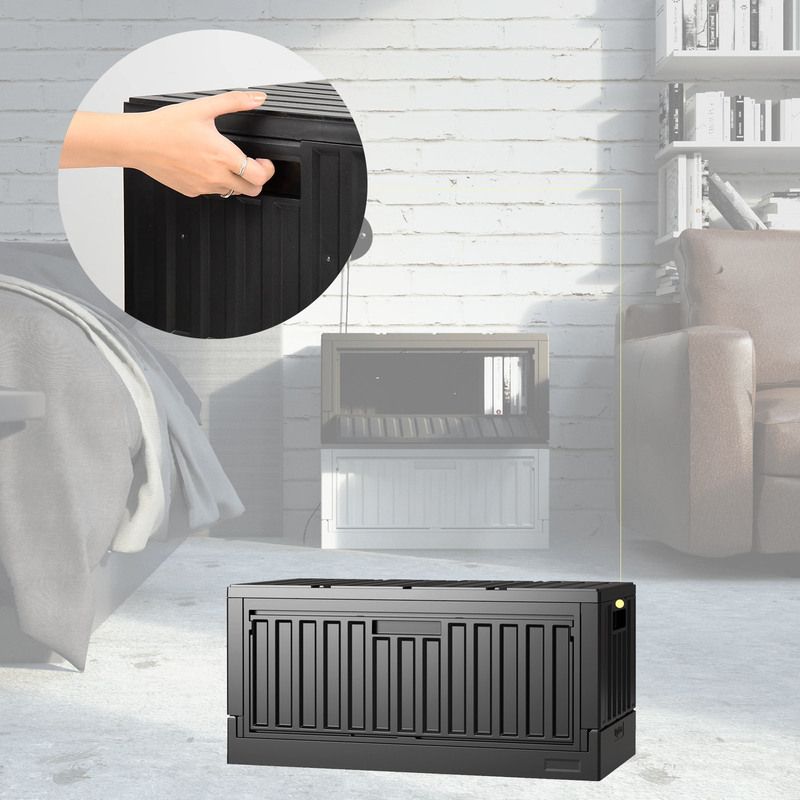 45L サイドオープンドア付きプラスチック収納コンテナ | FB-6432S