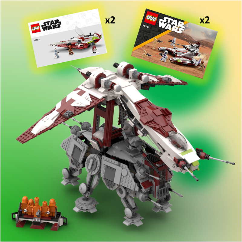 LEGO MOC 75333 + 75342 Dropship - 187th Legion Edition by
