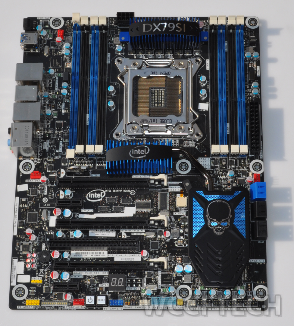 Intel DX79SI Motherboard Review - Powering the beast