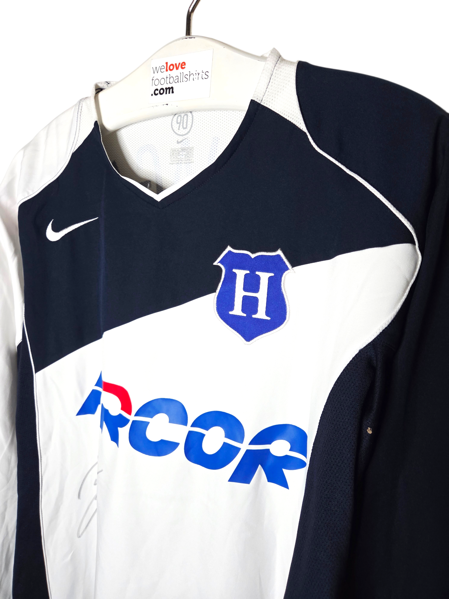 Nike vintage Matchworn en gesigneerd voetbalshirt Hertha BSC 2004