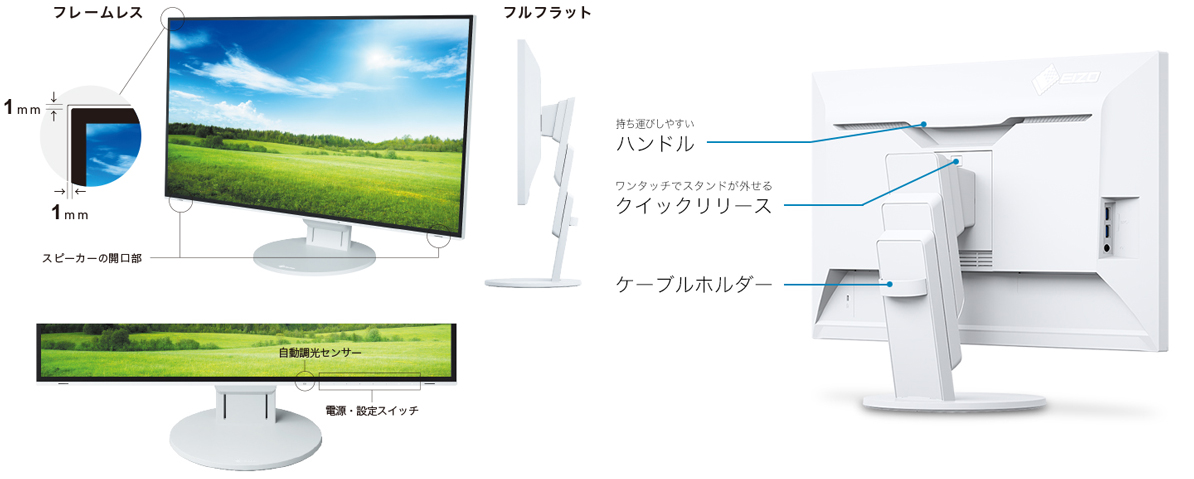EIZO初の27型4K液晶モニター「FlexScan EV2785」特集｜PC専門店